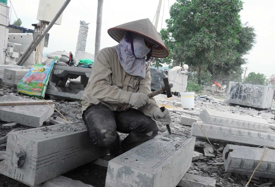Làng nghề làm đá Ninh Vân Giữ gìn nét văn hóa quê hương Ninh Bình